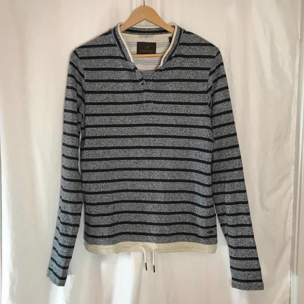 SOLD - Scotch & Soda Nautical Style Pull-Over Shirt